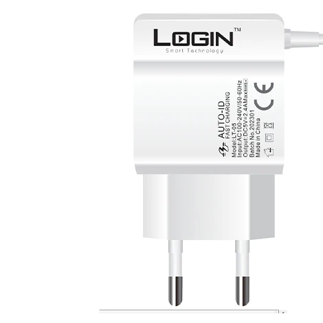 Login LT-05 Type C Smart Charger 2.4 A Login LT-05 Type C Smart Charger 2.4 A